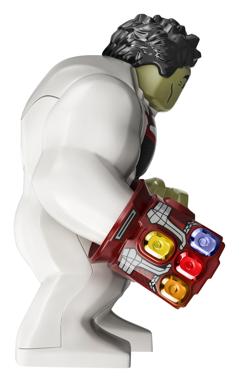 If you want to just have the Gauntlet as a separate piece, Hulk also comes with a plain green hand too.